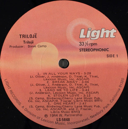 Trilojē : Trilojē (LP)