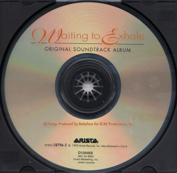 Various : Waiting To Exhale (Original Soundtrack Album) (Album,Club Edition)