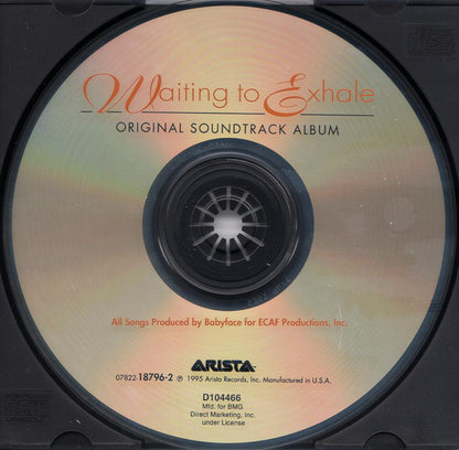 Various : Waiting To Exhale (Original Soundtrack Album) (Album,Club Edition)