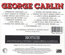 George Carlin : Parental Advisory: Explicit Lyrics (Album)