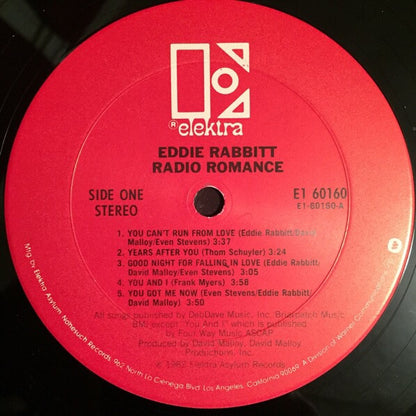 Eddie Rabbitt : Radio Romance (LP,Album,Club Edition)