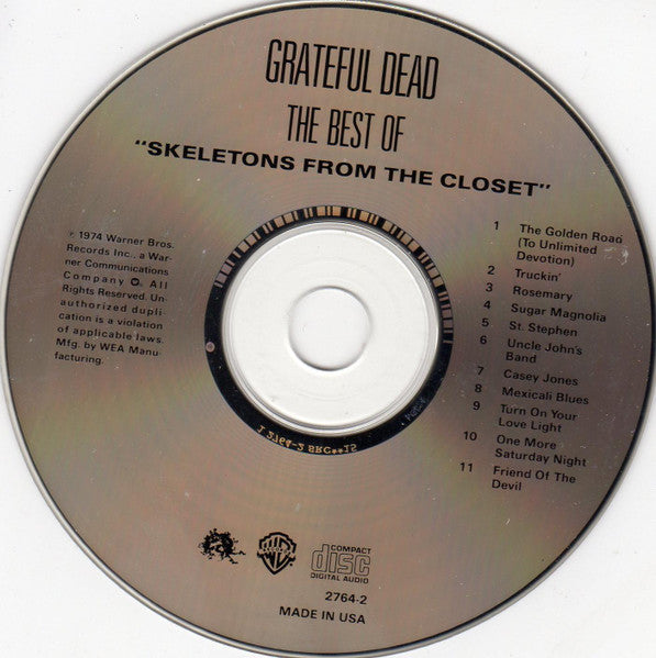 Grateful Dead, The : The Best Of "Skeletons From The Closet" (Compilation,Reissue,Remastered)