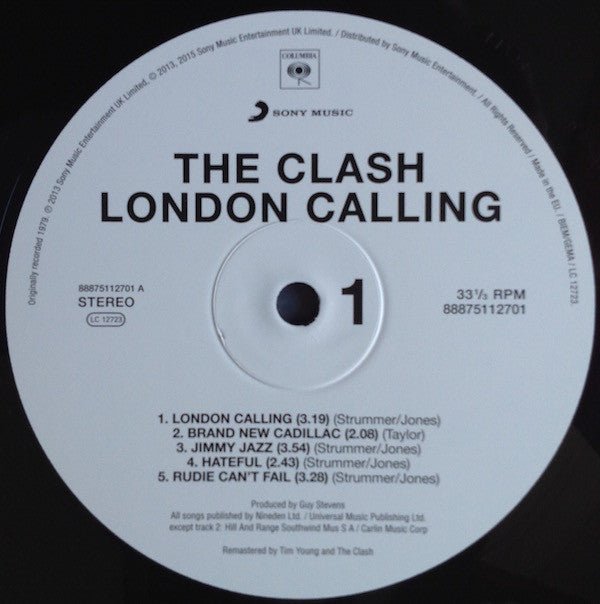 Clash, The : London Calling (LP,Album,Reissue,Remastered)