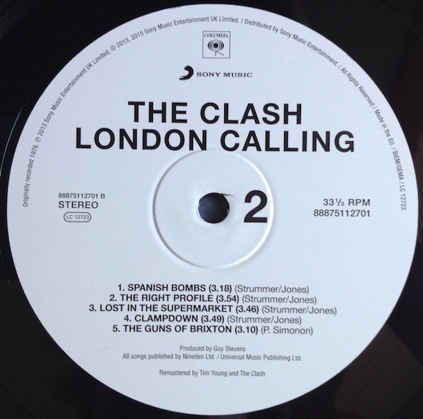 Clash, The : London Calling (LP,Album,Reissue,Remastered)