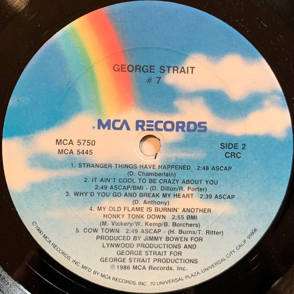George Strait : #7 (LP,Album,Club Edition)