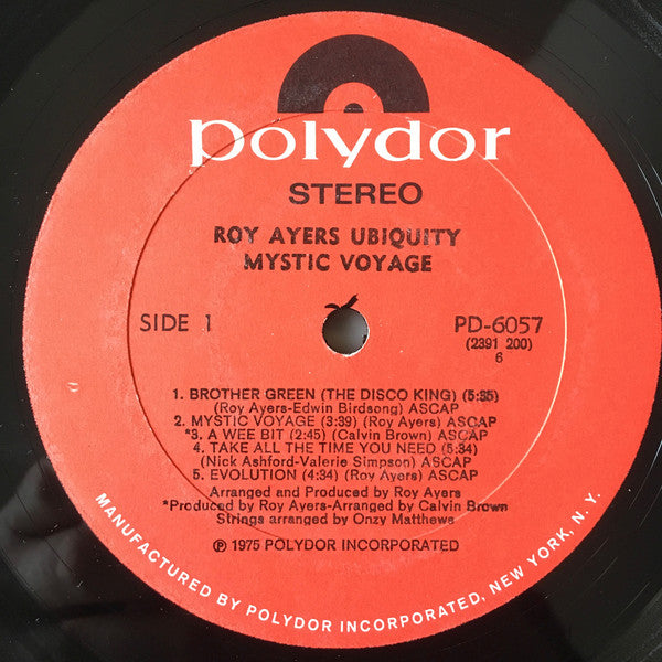 Roy Ayers Ubiquity : Mystic Voyage (LP,Album)