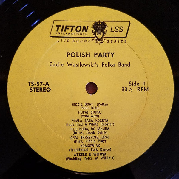 Eddy Wasilewski's Polka Band : Recorded Live At A Polish Party (LP,Album)