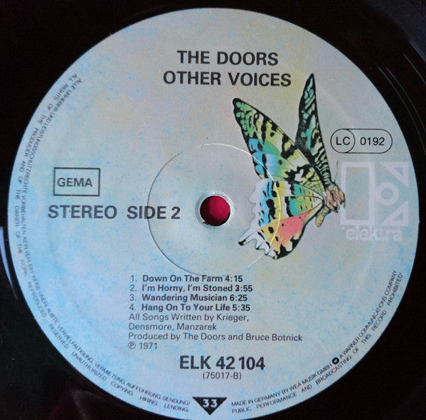 Doors, The : Other Voices (LP,Album,Reissue,Stereo)