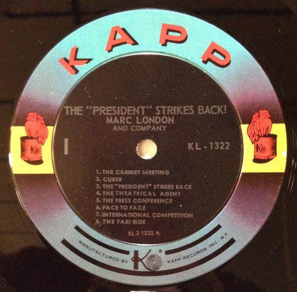 Marc London : The "President" Strikes Back! (LP,Album,Mono)