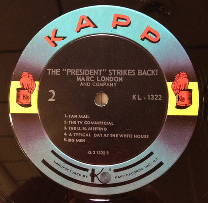 Marc London : The "President" Strikes Back! (LP,Album,Mono)