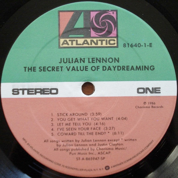 Julian Lennon : The Secret Value Of Daydreaming (LP,Album)
