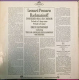 Leonard Pennario, Sergei Vasilyevich Rachmaninoff, Los Angeles Philharmonic Orchestra, Erich Leinsdorf : Concerto No. 2 In C Minor / Preludes In C Sharp Minor & G Minor (LP,Album)