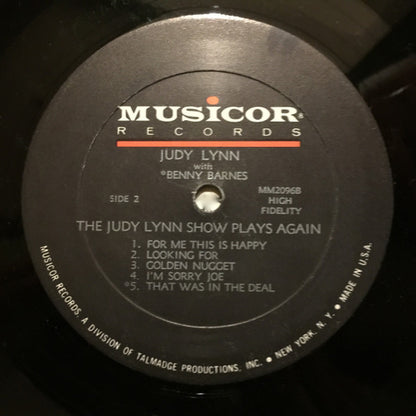 Judy Lynn : The Judy Lynn Show Plays Again (LP,Album,Mono)