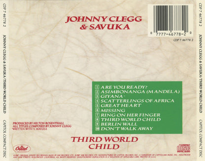 Johnny Clegg & Savuka : Third World Child (Album,Reissue)