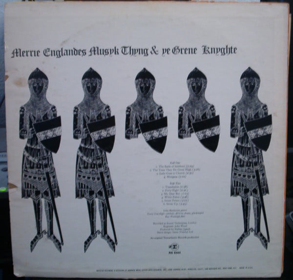 John Renbourn : Sir John Alot Of Merrie Englandes Musyk Thyng & Ye Grene Knyghte (LP,Stereo)