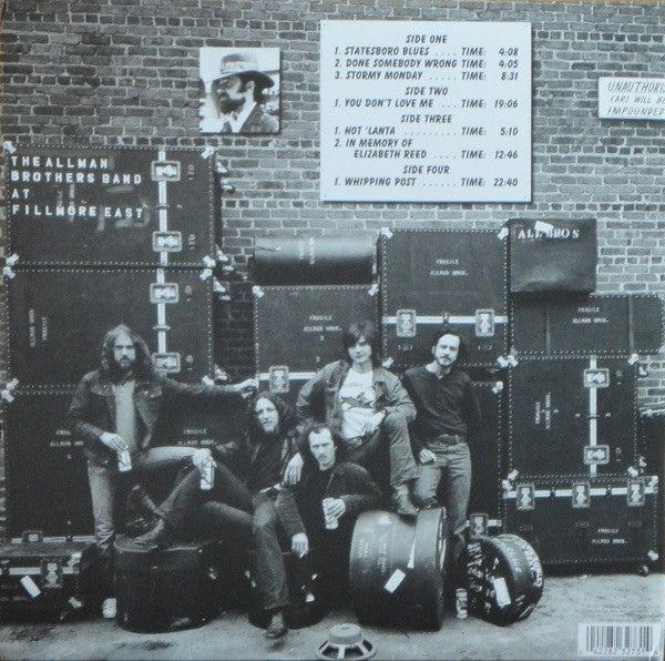 Allman Brothers Band, The : The Allman Brothers Band Live At The Fillmore East (LP,Album,Reissue,Stereo)