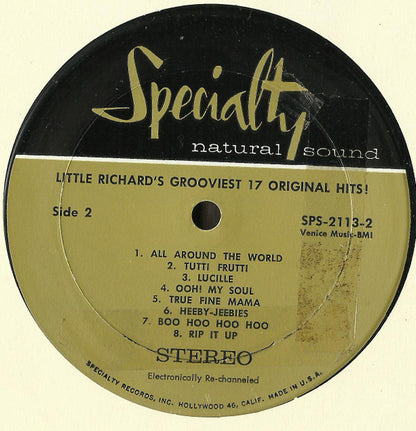Little Richard : Little Richard's Grooviest 17 Original Hits! (LP,Compilation)