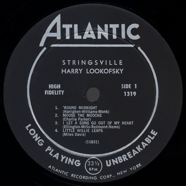 Harry Lookofsky : Stringsville (LP,Album,Mono)