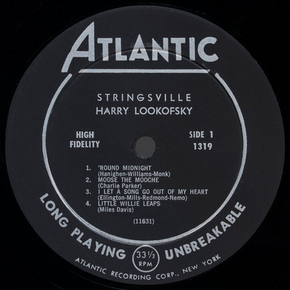 Harry Lookofsky : Stringsville (LP,Album,Mono)