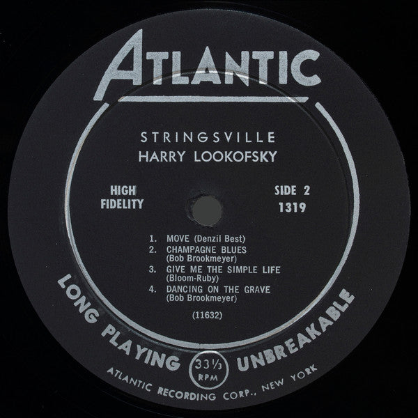 Harry Lookofsky : Stringsville (LP,Album,Mono)