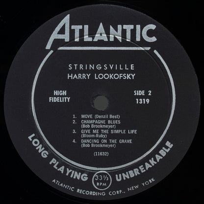 Harry Lookofsky : Stringsville (LP,Album,Mono)