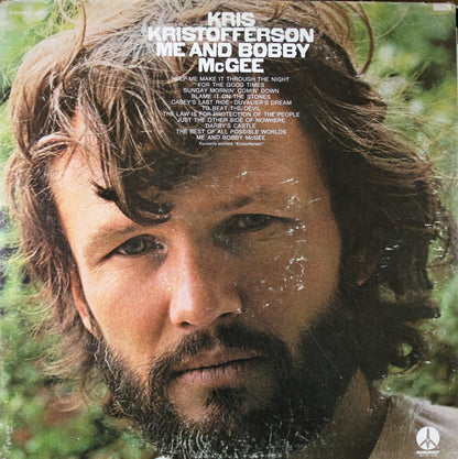 Kris Kristofferson : Me And Bobby McGee (LP,Album,Reissue)