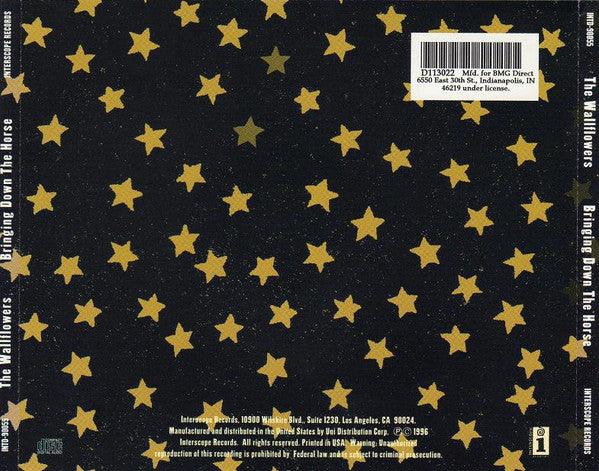 Wallflowers, The : Bringing Down The Horse (Album,Club Edition,Reissue,Repress)