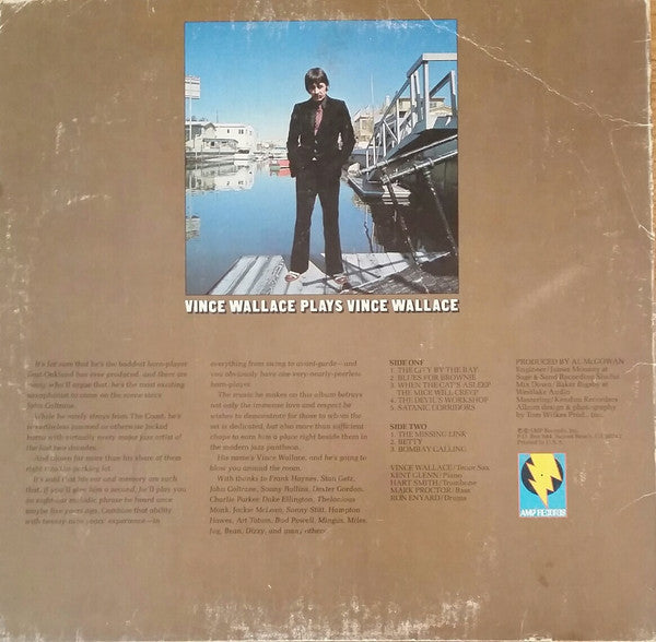 Vince Wallace : Vince Wallace Plays Vince Wallace (LP,Album,Stereo)