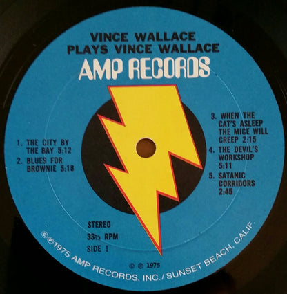 Vince Wallace : Vince Wallace Plays Vince Wallace (LP,Album,Stereo)