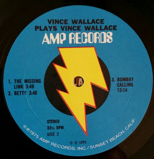 Vince Wallace : Vince Wallace Plays Vince Wallace (LP,Album,Stereo)