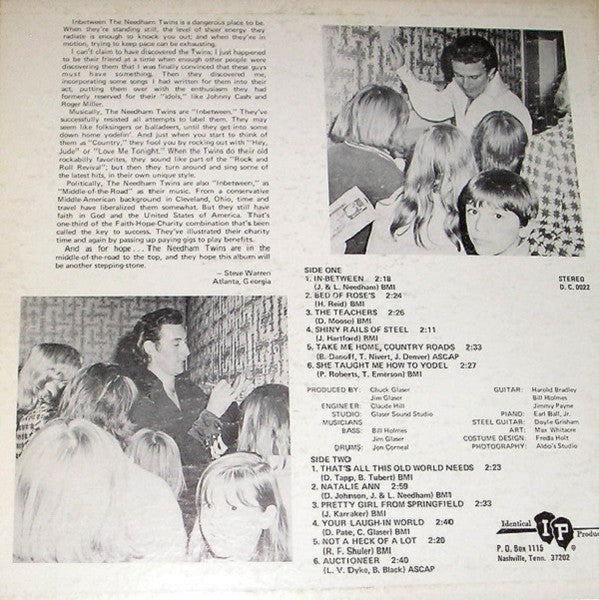 Needham Twins, The : In-Between (LP,Album,Stereo)
