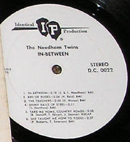 Needham Twins, The : In-Between (LP,Album,Stereo)