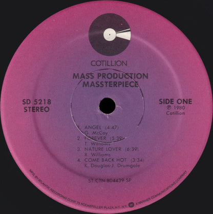 Mass Production : Massterpiece (LP,Album)