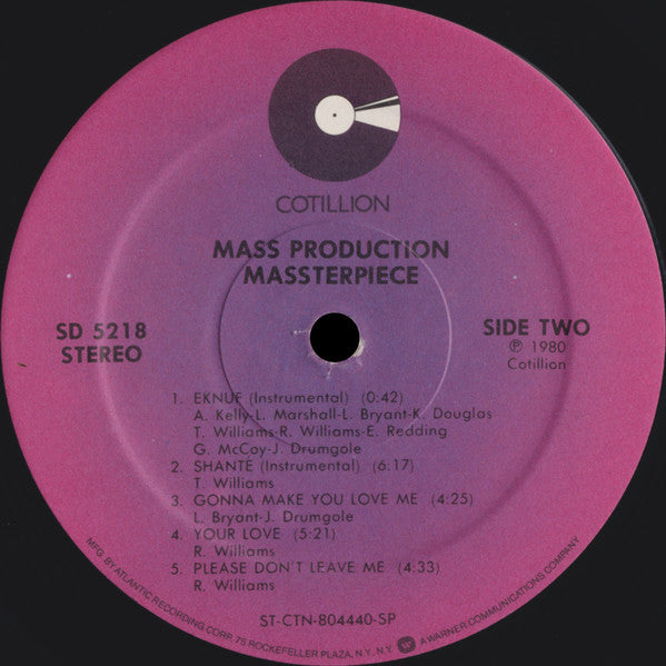 Mass Production : Massterpiece (LP,Album)