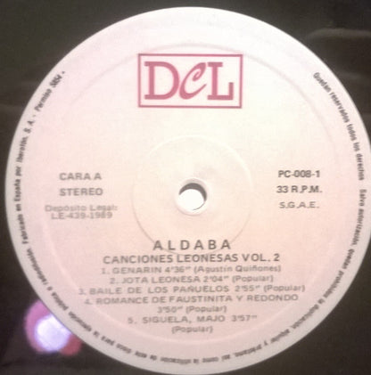 Aldaba : Canciones Leonesas - Vol. 2 (LP,Album)