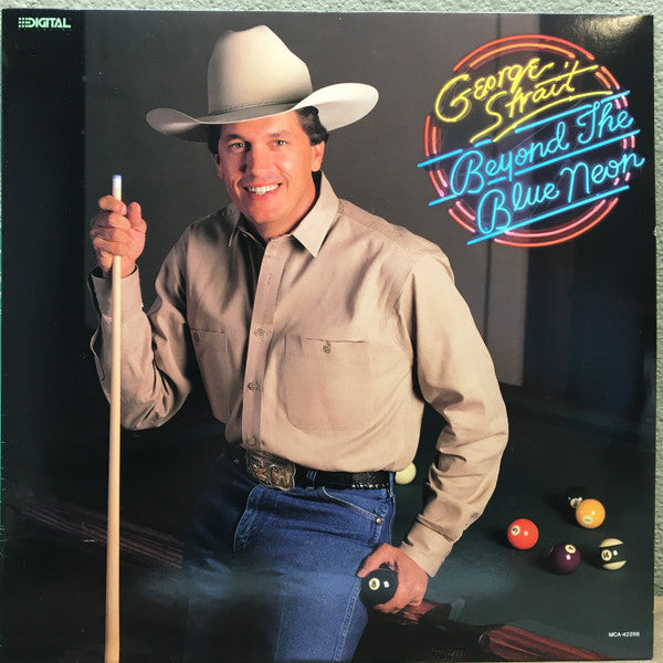 George Strait : Beyond The Blue Neon (LP,Album,Club Edition)