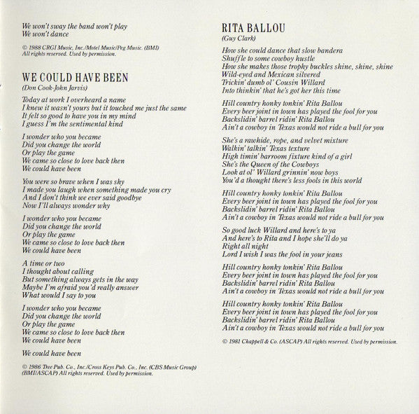 Vince Gill : When I Call Your Name (Album,Club Edition)