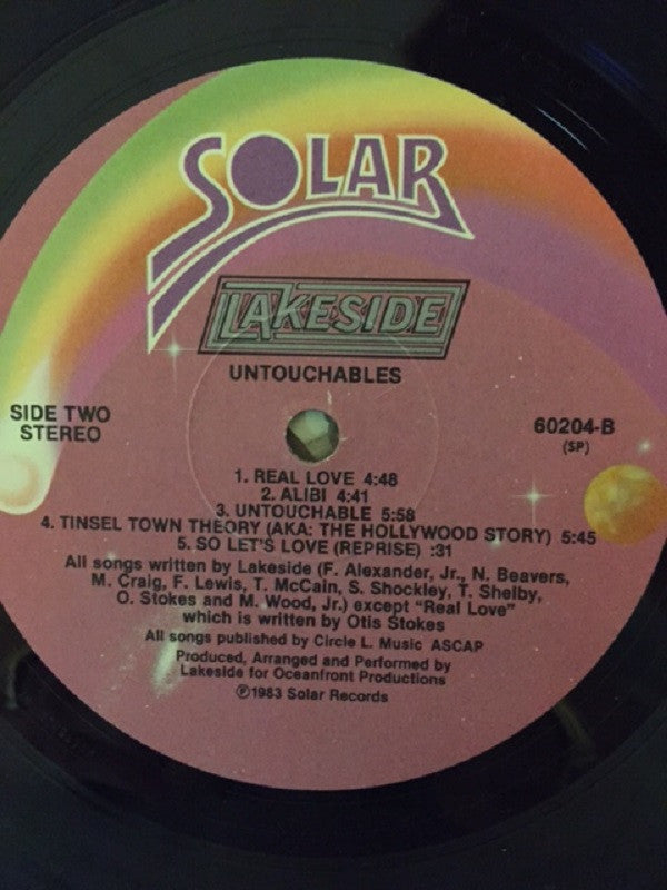 Lakeside : Untouchables (LP,Album)