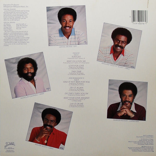 Whispers, The : Love For Love (LP,Album)