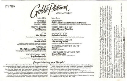 Various : Gold & Platinum Volume Three (Compilation,Club Edition)