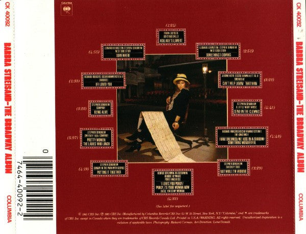 Barbra Streisand : The Broadway Album (Album)