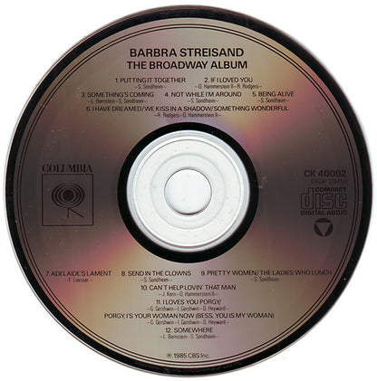 Barbra Streisand : The Broadway Album (Album)