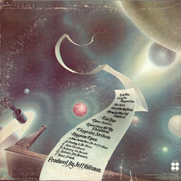 Kansas (2) : Leftoverture (LP,Album)