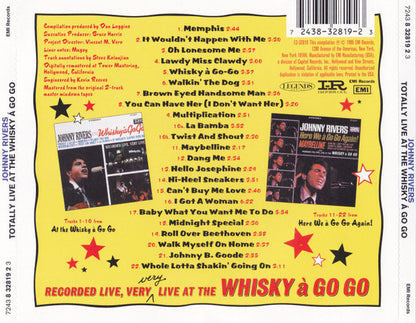 Johnny Rivers : Totally Live At The Whisky À Go Go (Compilation,Stereo)