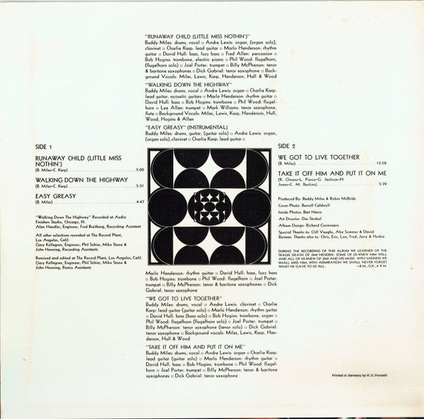 Buddy Miles : We Got To Live Together (LP,Album)