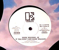 Hank Williams Jr. : If You Don't Like Hank Williams (12",Single,Promo,Stereo)