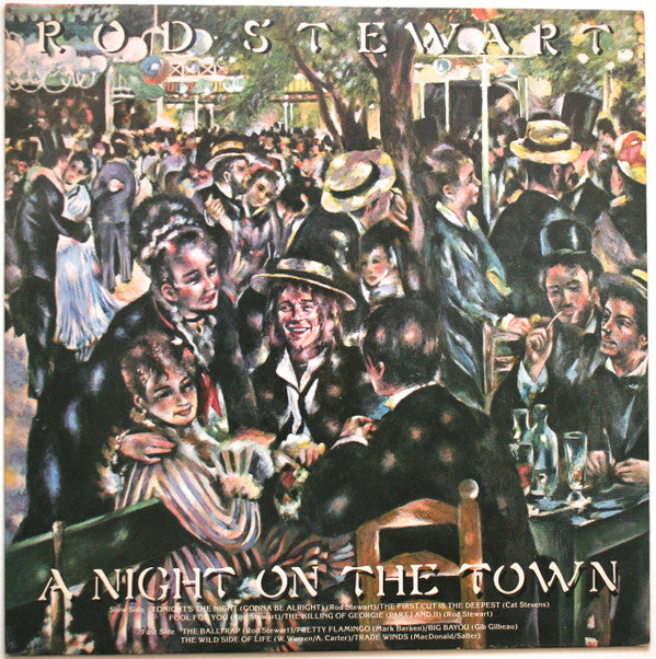 Rod Stewart : A Night On The Town (LP,Album,Stereo)
