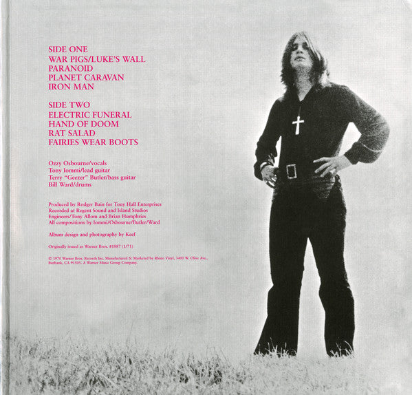 Black Sabbath : Paranoid (LP,Album,Club Edition,Reissue,Repress,Special Edition)