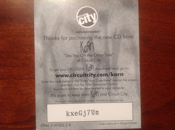 Korn : See You On The Other Side (Album,Limited Edition)