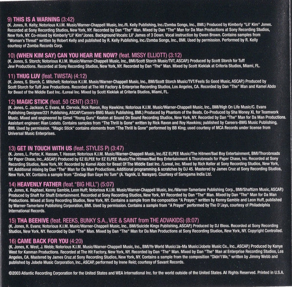 Lil' Kim : La Bella Mafia (Album,Stereo)